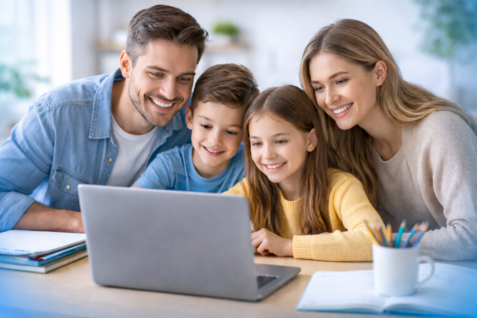 Homeschooling family